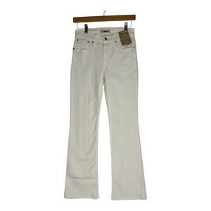 NWT Madewell Mid-Rise Kick Out Jeans Womens Size 24 White Coastal Flare Bootcut